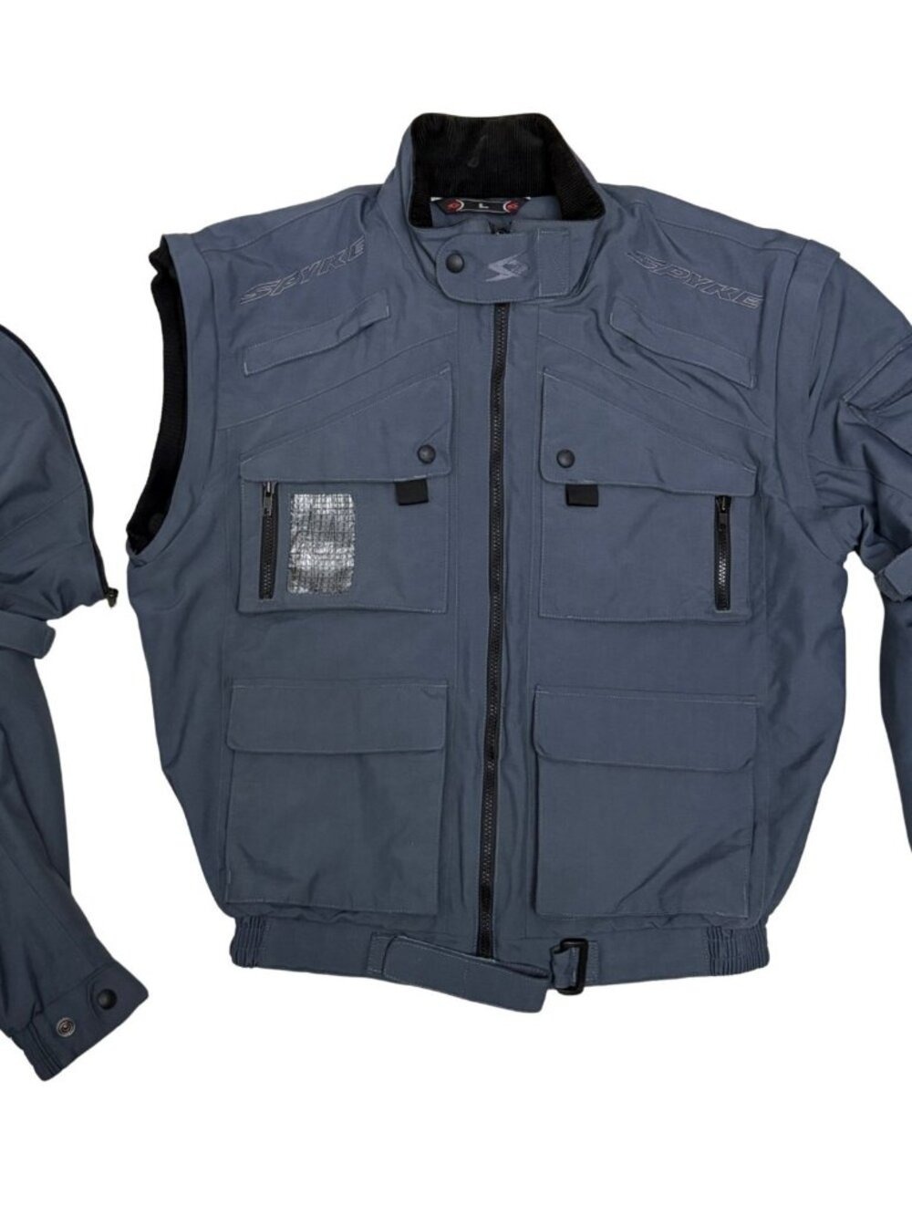 SPYKE Motorcycle Jacket Protective Armor Waterproof Riding Coat Mens Large